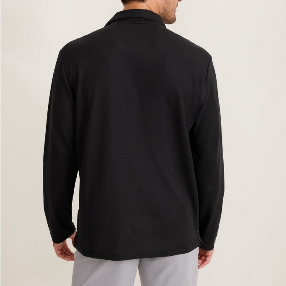 Poncho Vintage Vines Five O'Clock Long-Sleeve IslandZone® Polo - Picture 2 of 8